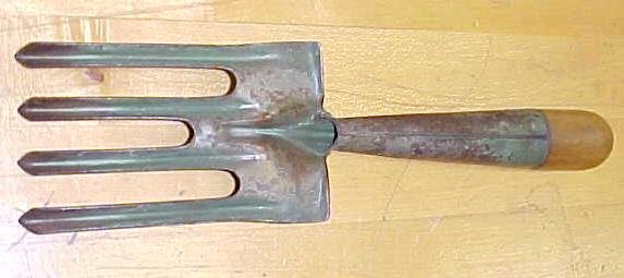 Antique Garden Hand Tool Fork Claw Cultivator