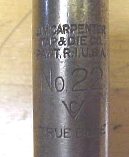 J.M. Carpenter 7/16-14 Die Threading Wrench No. 22