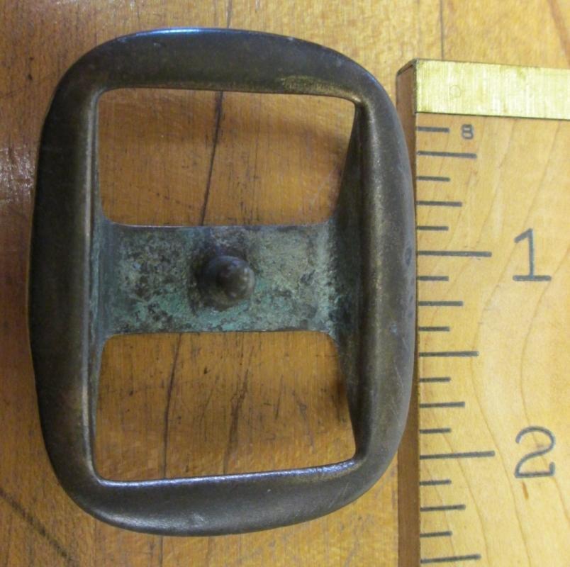 Antique Horse Harness Buckle Tack Center Post