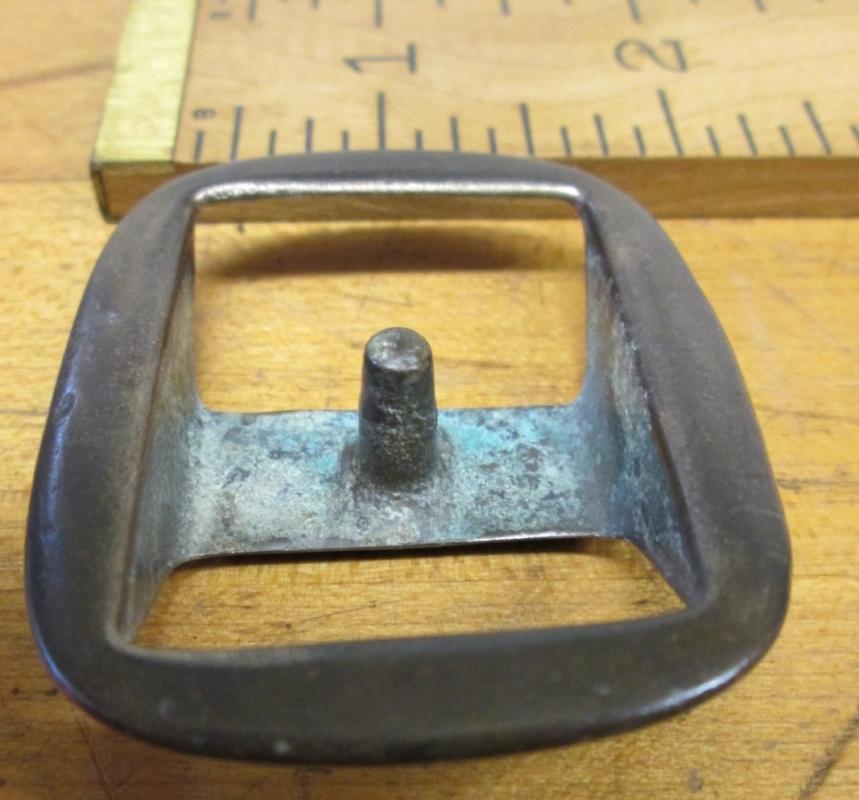 Antique Horse Harness Buckle Tack Center Post