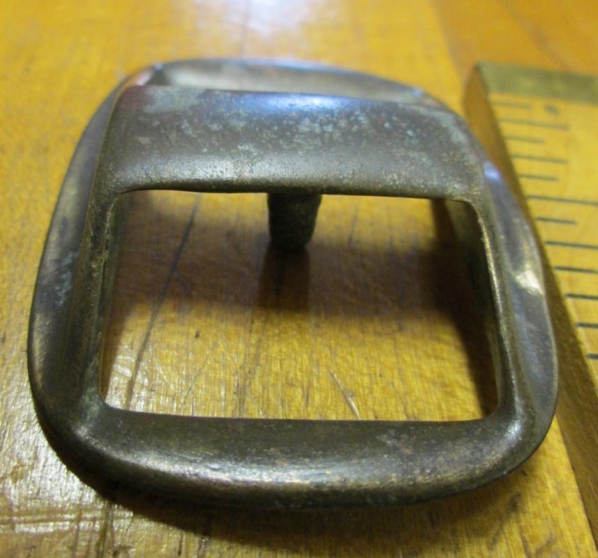 Antique Horse Harness Buckle Tack Center Post
