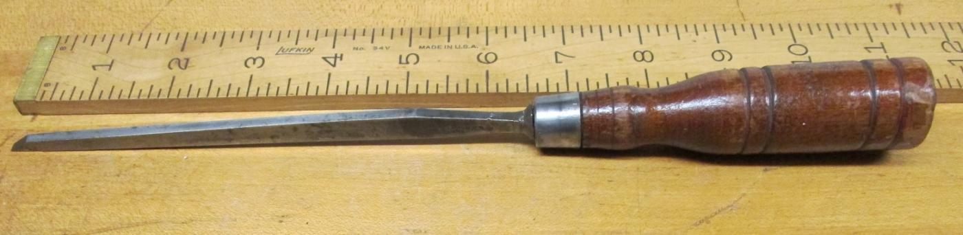 Butcher Tanged Mortise Chisel 5/32 inch wide