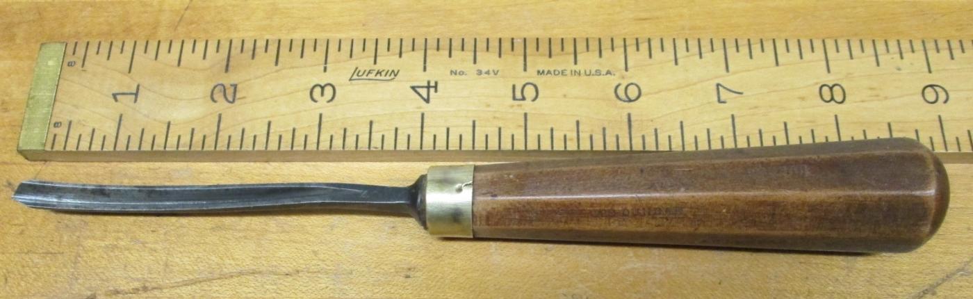 S.J. Addis Carving Chisel Parting 1/4 inch No. 40