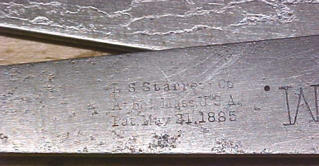 Starrett No. 39-8 Lock-Joint Inside Calipers Pat. 1885