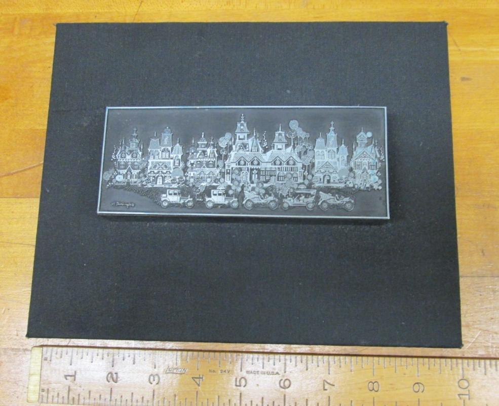 Roger Coast Victorian Mansions Engraving