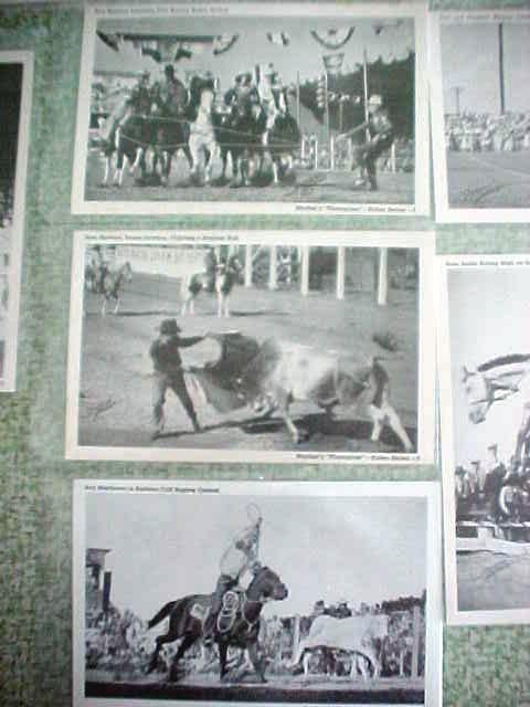 Postcards Stryker's Photogloss Rodeo Series Gene Autry