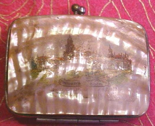 Mother of Pearl Coin Purse 1901 Worlds Fair