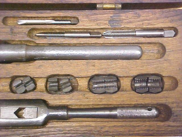 Vintage Craftsman Tap & Die Set w/ Wood Box