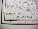 Antique Map Alaska Canada 1912