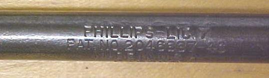 Bridgeport Phillips Screwdriver Patented 1935 Era 14 inch