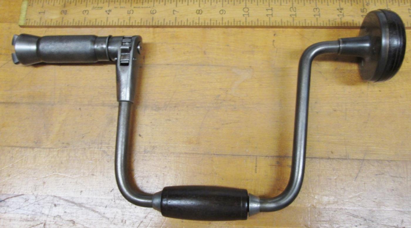 Peck, Stow, & Wilcox Carpenters Ratchet Brace 12 inch