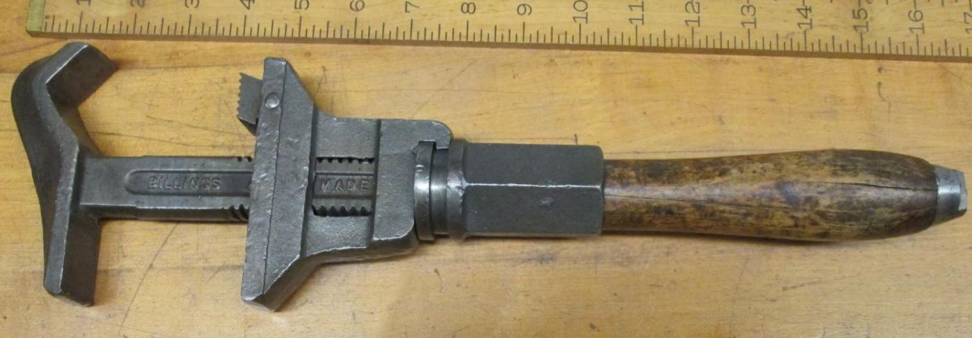 Bemis Call Pipe Wrench Adjustable Combination 15 inch