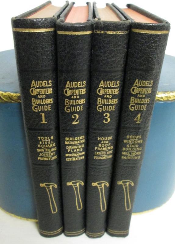 Audels Carpenters and Builders Guide 4 Vol 1951