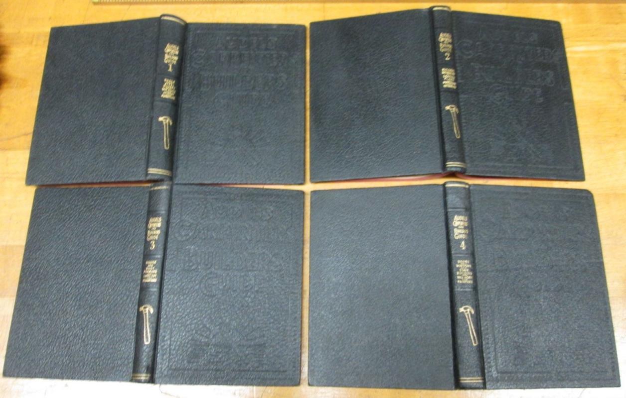 Audels Carpenters and Builders Guide 4 Vol 1951