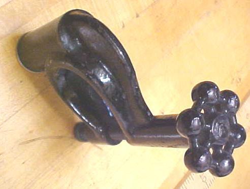 Antique Iron Center Punch C-Clamp Shaped