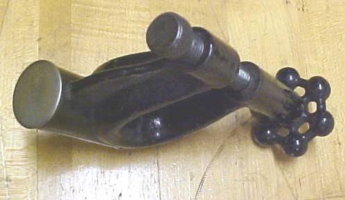 Antique Iron Center Punch C-Clamp Shaped