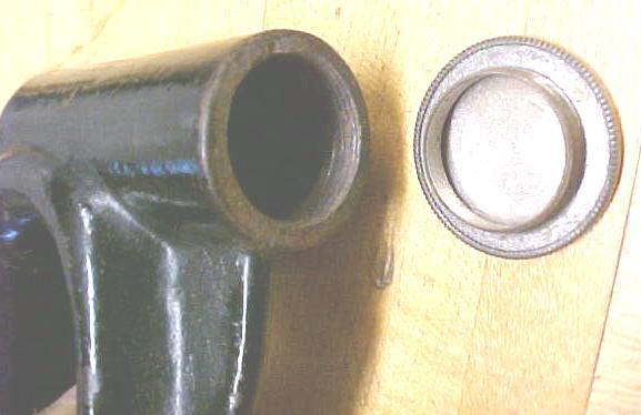 Antique Iron Center Punch C-Clamp Shaped