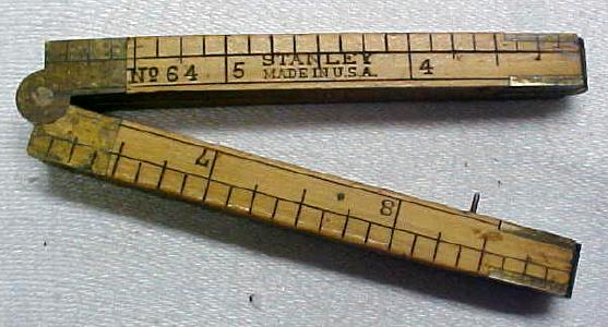 Stanley No. 64 Carpenter's Boxwood Rule