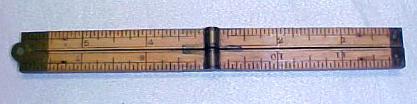 Stanley No. 64 Carpenter's Boxwood Rule