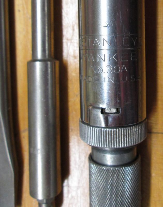 Stanley Yankee No. 30A Screwdriver w/Hex Adapter