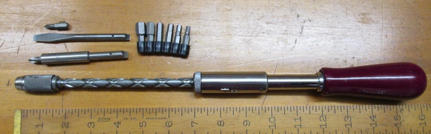 Stanley Yankee No. 30A Screwdriver w/Hex Adapter