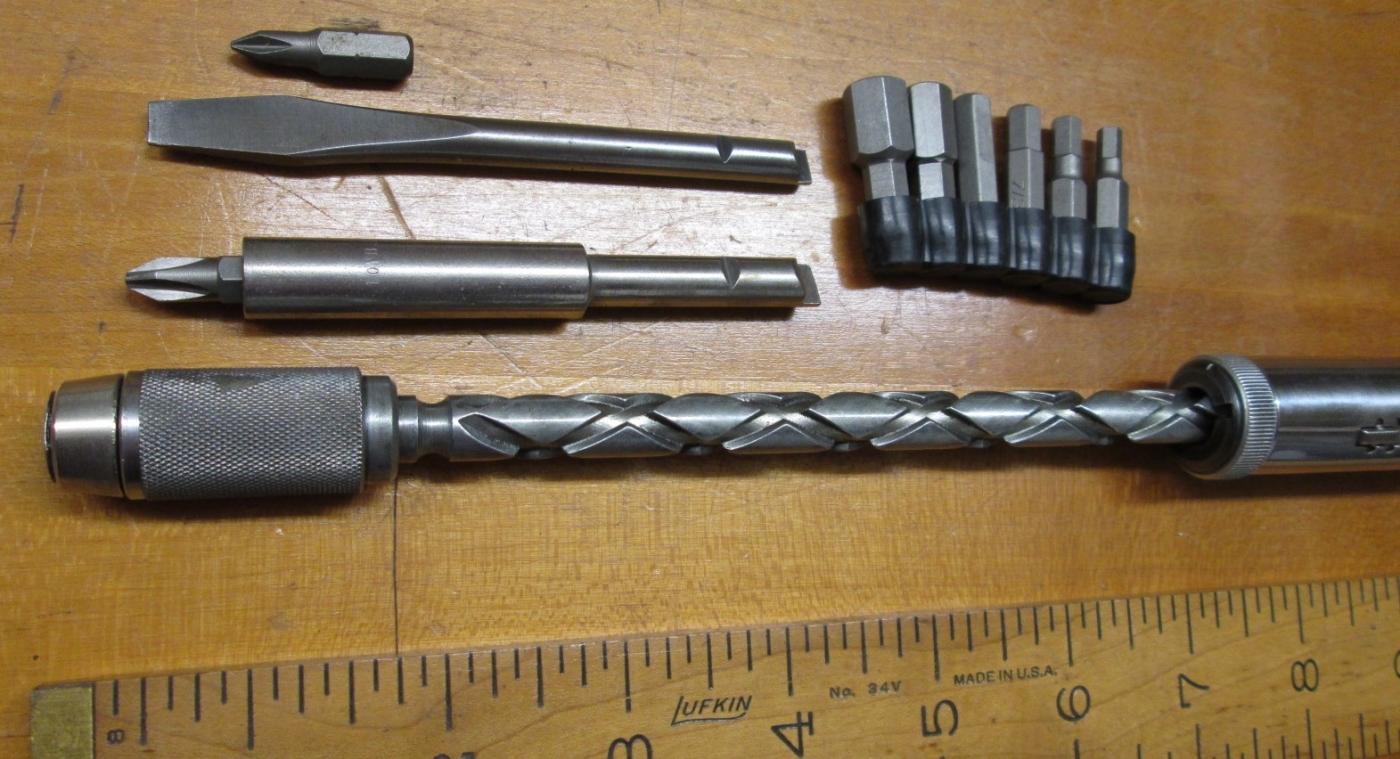 Stanley Yankee No. 30A Screwdriver w/Hex Adapter