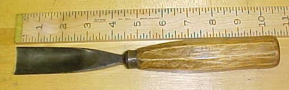 S. J. Addis 1-3/16 inch Fish Tail Carving Gouge Chisel