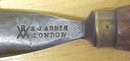 S. J. Addis 1-3/16 inch Fish Tail Carving Gouge Chisel