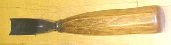 S. J. Addis 1-3/16 inch Fish Tail Carving Gouge Chisel