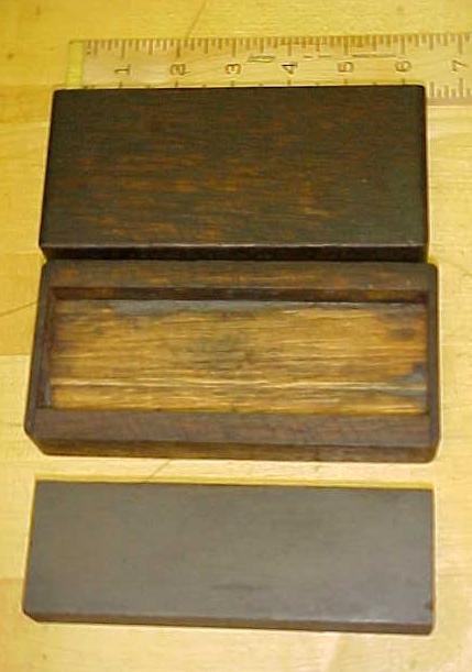 6 inch Oil Sharpening Stone w/ Oak Case
