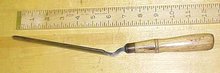 Buck Brothers Tanged Bent Neck Gouge Chisel 3/4 inch