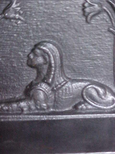 Egyptian Sphinx Bookends Ornate Metal