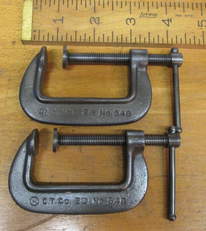 Cincinnati C-Clamp Pair Heavy Duty 2 inch