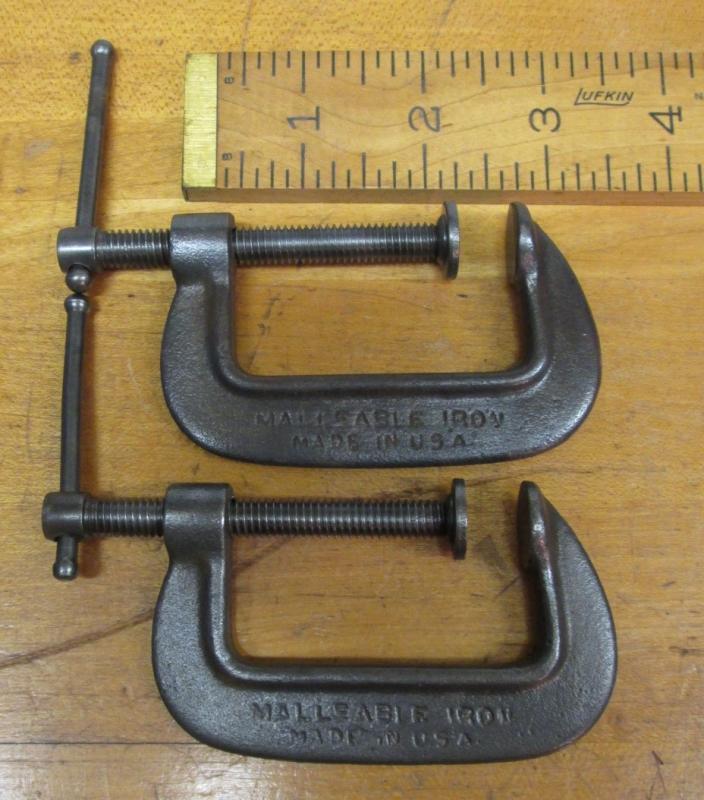 Cincinnati C-Clamp Pair Heavy Duty 2 inch