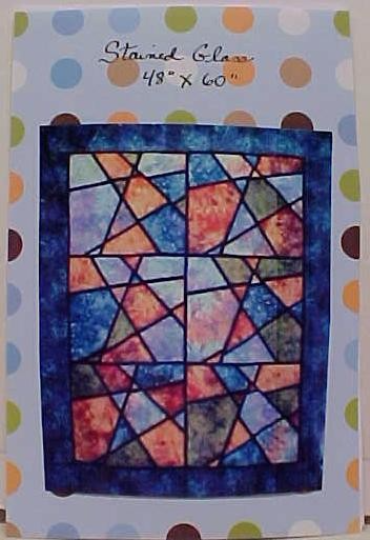 Quilt Pattern Stained Glass 48 x 60