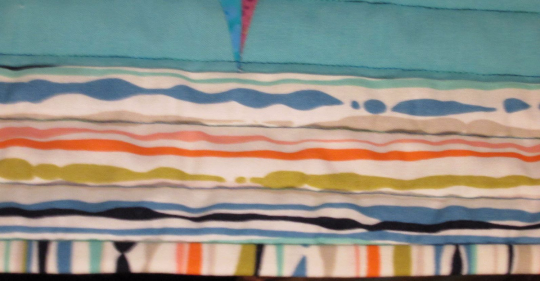 Art Quilt Spinning Stars Abstract Rhinestones