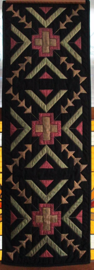 Southwestern Table Runner Hand Painted