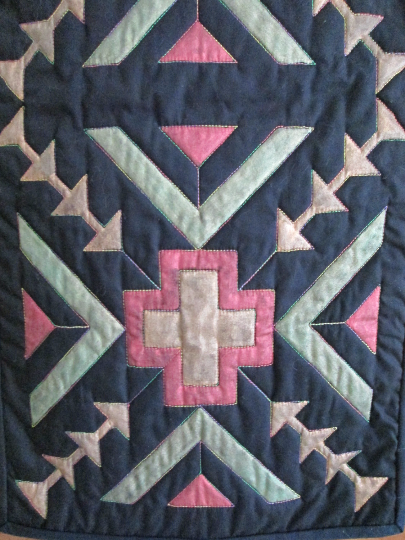 Southwestern Table Runner Hand Painted