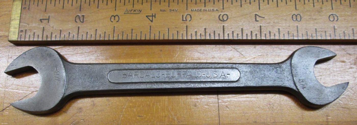 Barcalo Wrench Opened End 3/4 & 7/8 inch