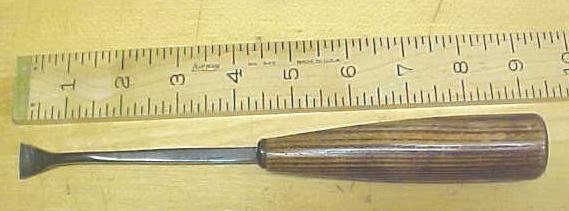 New London Bent Front Gouge Carving Chisel 5/8 inch