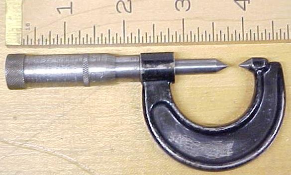 J. T. Slocumb Co. Thread Pitch Micrometer 0-1