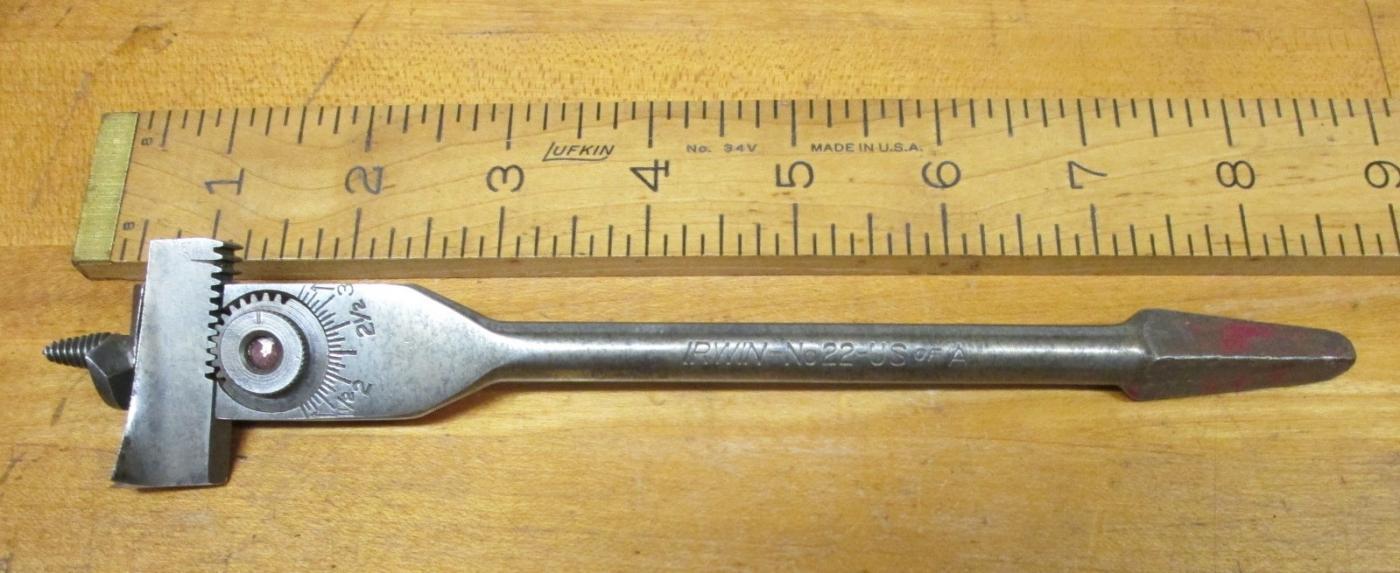 Irwin No. 22 Expansive Bit for Your Brace
