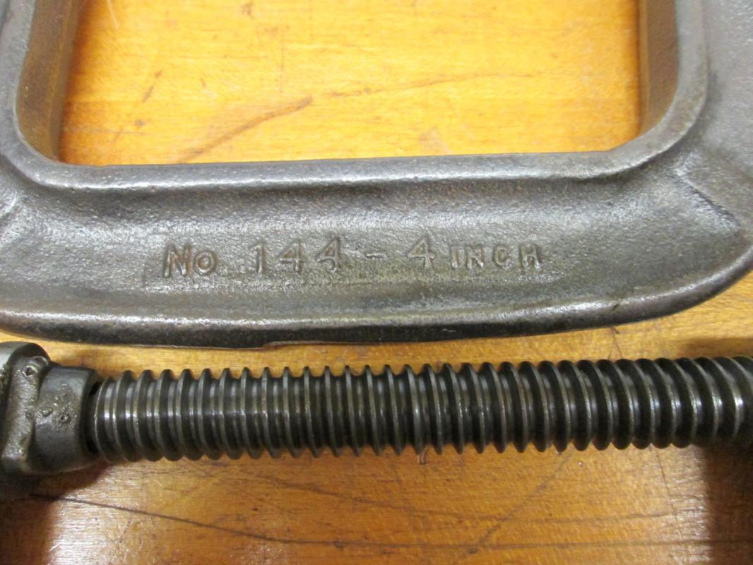BRINK & COTTON 4 inch C-Clamp Pair No. 144