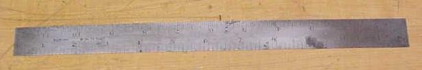Lufkin No. 83T Shrink Rule 9/32 To Foot
