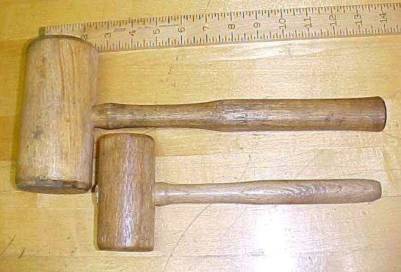 C. S. Osborne 20 oz. Carpenter's Mallet + Another