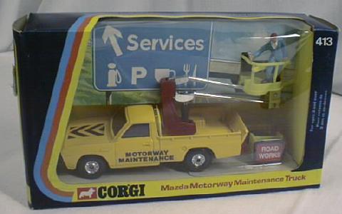 Corgi Mazda Maintenance Truck MIB No. 413
