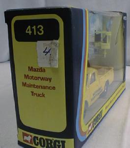Corgi Mazda Maintenance Truck MIB No. 413