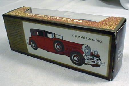 Matchbox 1930 Model 'J' Duesenbury Y-4 MIB