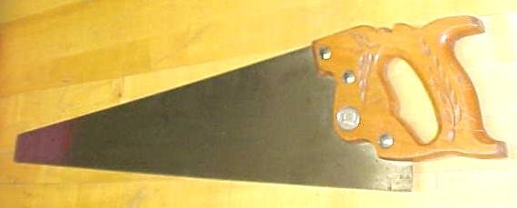 Atkins Saw No. 65 Perfection Silver Steel Cross Cut Hand Saw Rare!