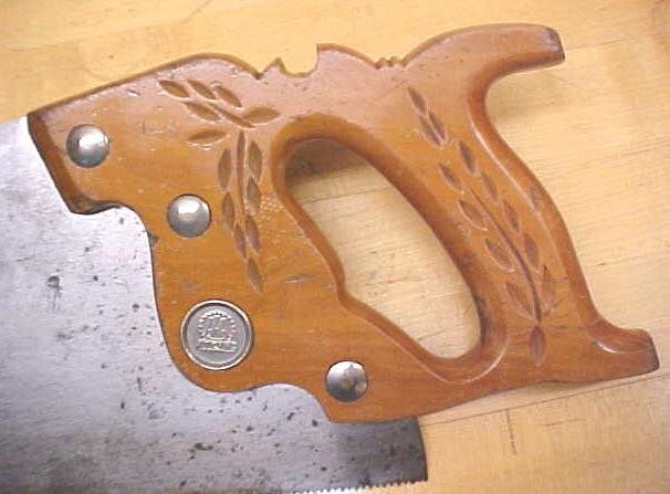 Atkins Saw No. 65 Perfection Silver Steel Cross Cut Hand Saw Rare!